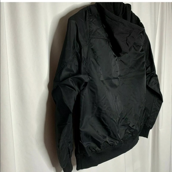 Original Use Mens Nylon Bomber Jacket Hooded Med - Picture 11 of 12
